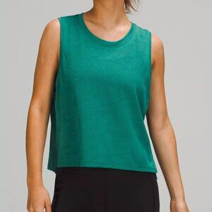 lululemon TRAIN TO BE TANK TOP Dot Camo Teal Lagoon